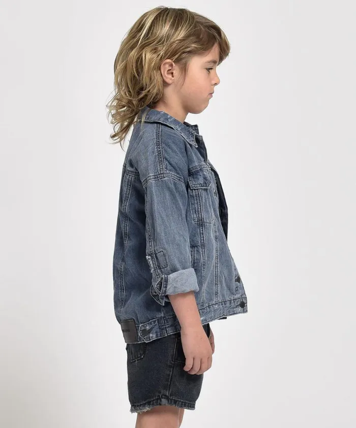 One Teaspoon Denim Jackets Women Kids Rocky All Star Denim Jacket