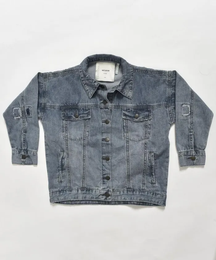 One Teaspoon Denim Jackets Women Kids Rocky All Star Denim Jacket