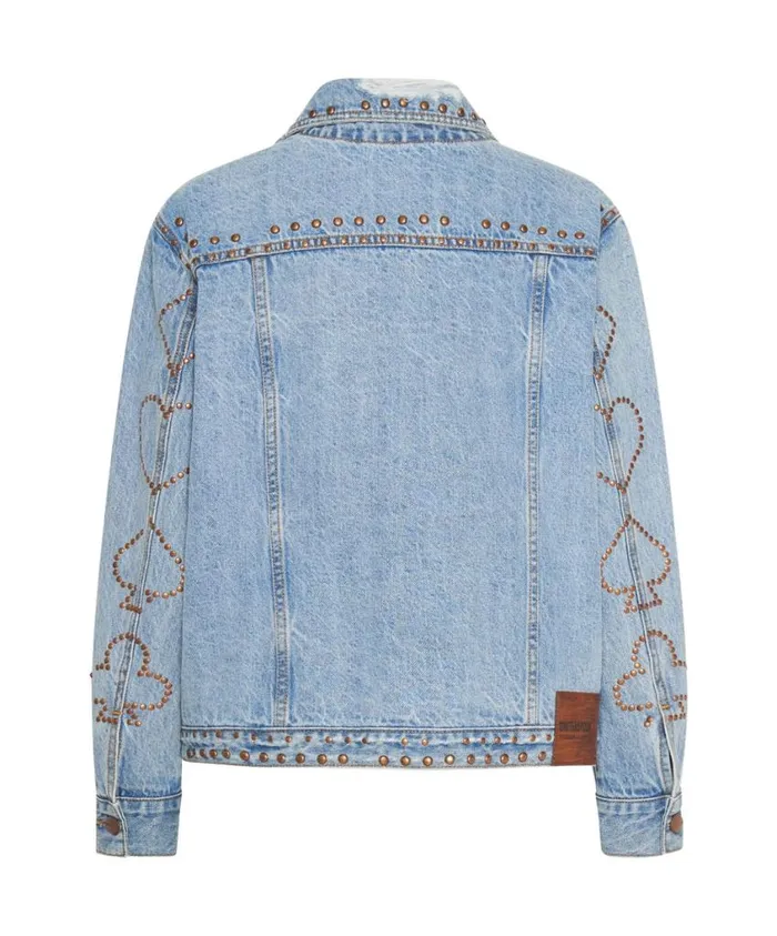 One Teaspoon Denim Jackets Women Lucky Bet Denim Trucker Jacket