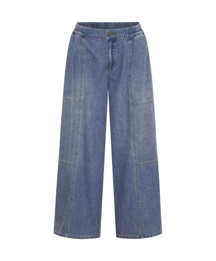 One Teaspoon Denim Jeans Women Blue Lilac Palazzo Jeans USA