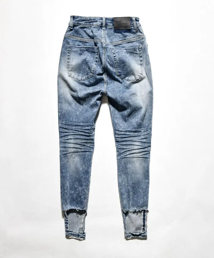 One Teaspoon Denim Jeans Women Blue Society Freebirds Ii Super High Waist Skinny Jean OneTeaspoon