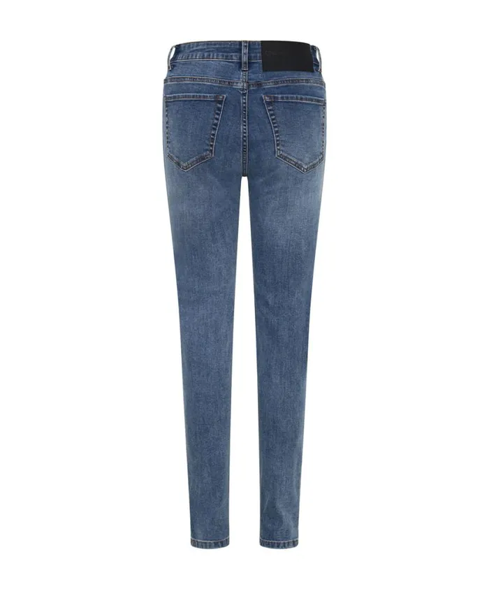One Teaspoon Denim Jeans Women Classic Blue Freebirds Ii High Waist Skinny Jeans