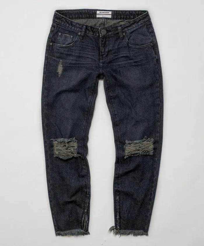 One Teaspoon Denim Jeans Women Freebirds Low Waist Rigid Skinny Jean 8211 Denim Jeans Black