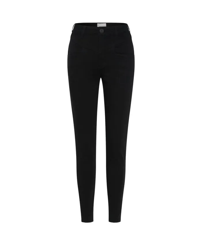 One Teaspoon Denim Jeans Women Jett Black Preachers High Waist Skinny Jean