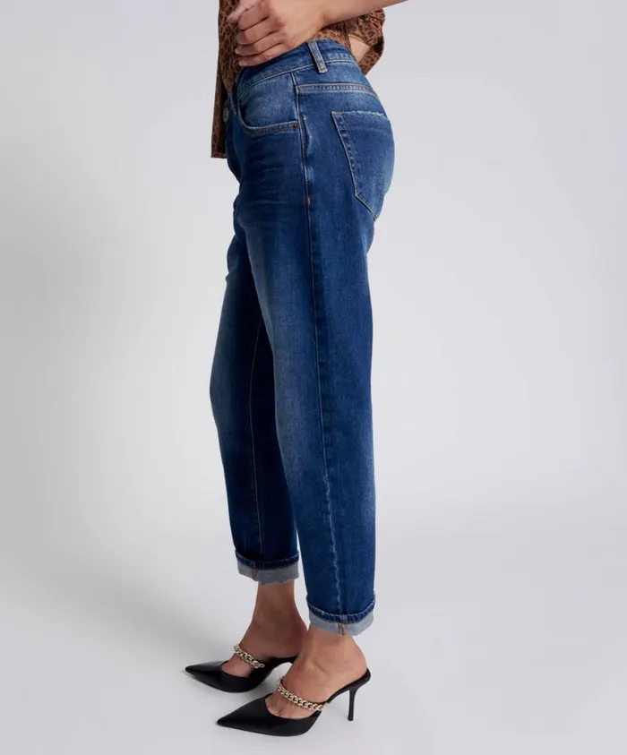 One Teaspoon Denim Jeans Women Luxe Power Blue Bandit Relaxed Jeans