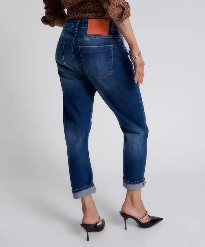 One Teaspoon Denim Jeans Women Luxe Power Blue Bandit Relaxed Jeans