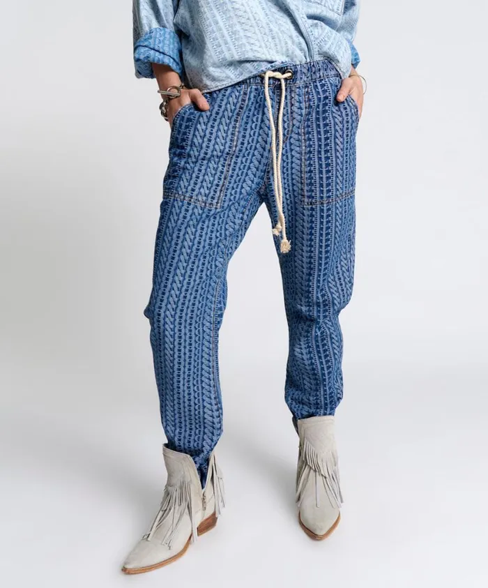 One Teaspoon Denim Jeans Women On Repeat Shabbies Drawstring Boyfriend Jeans