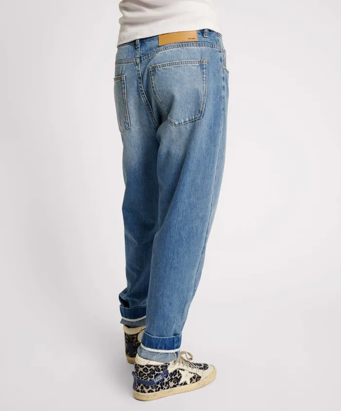 One Teaspoon Denim Jeans Women Pacifica Bandit Relaxed Denim Jeans