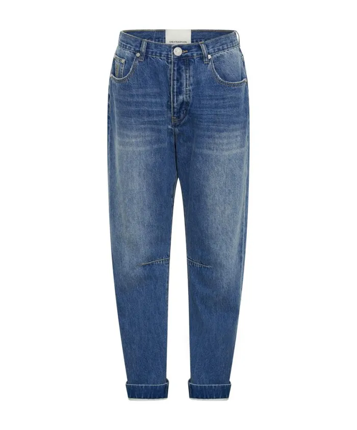 One Teaspoon Denim Jeans Women Pacifica Bandit Relaxed Denim Jeans