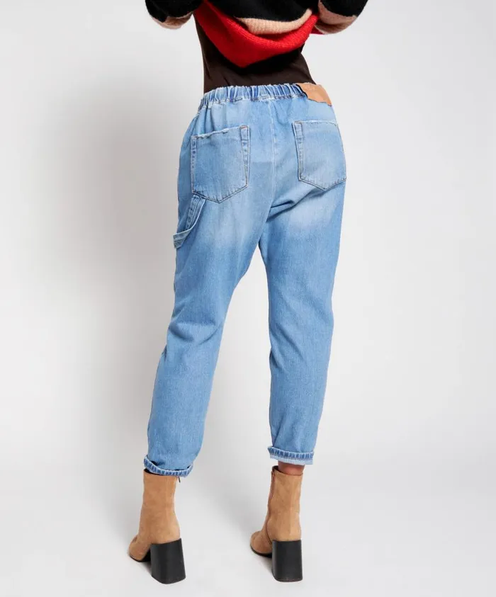 One Teaspoon Denim Jeans Women Pacifica Workwear Shabbies Boyfriend Jean