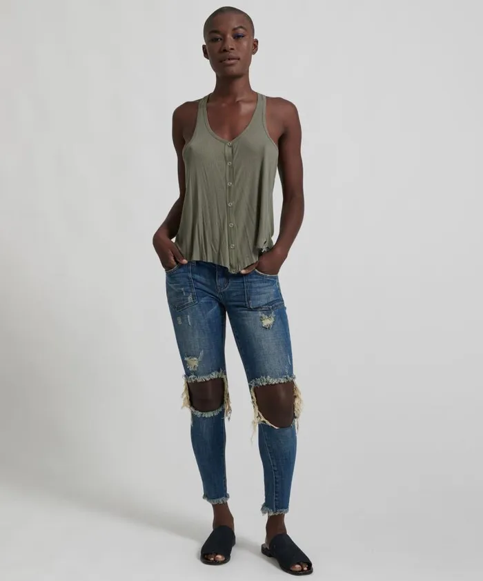 One Teaspoon Denim Jeans Women Vintage Indigo Freebirds Ii Low Waist Skinny Jean One Teaspoon Denim Jeans Women Vintage Indigo Freebirds Ii Low Waist Skinny Jean