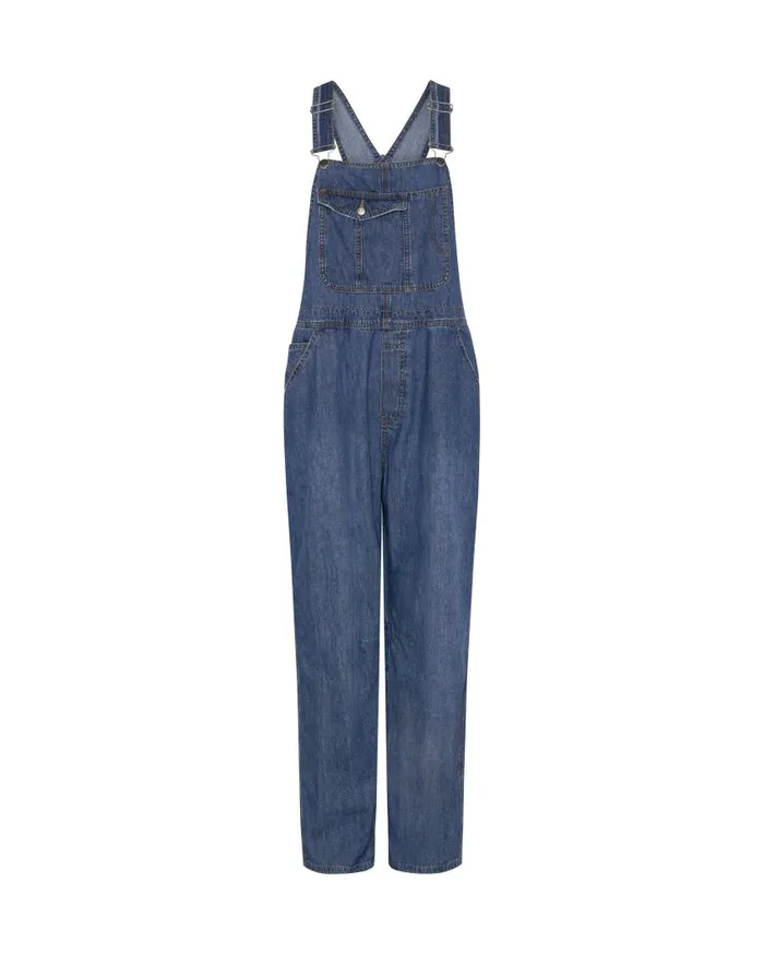 One Teaspoon Denim Jumpsuits Women Blue Night Stanton St Oversized Overalls
