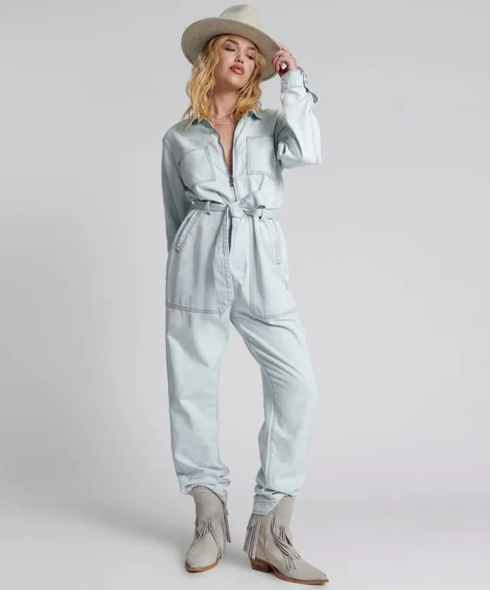 One Teaspoon Denim Jumpsuits Women Le Surf Claudia Overall