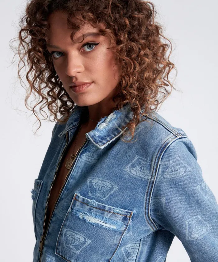 One Teaspoon Denim Jumpsuits Women Medusa Prophecy Jumpsuit