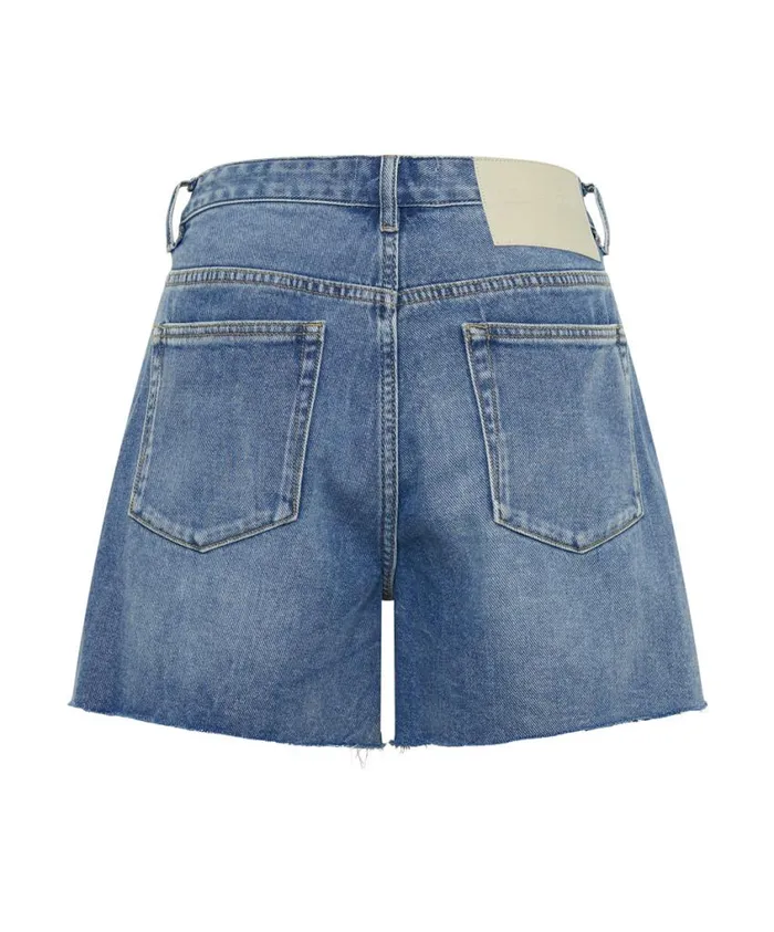 One Teaspoon Denim Shorts Women Blue Rapture Super Relaxed Shaker Short