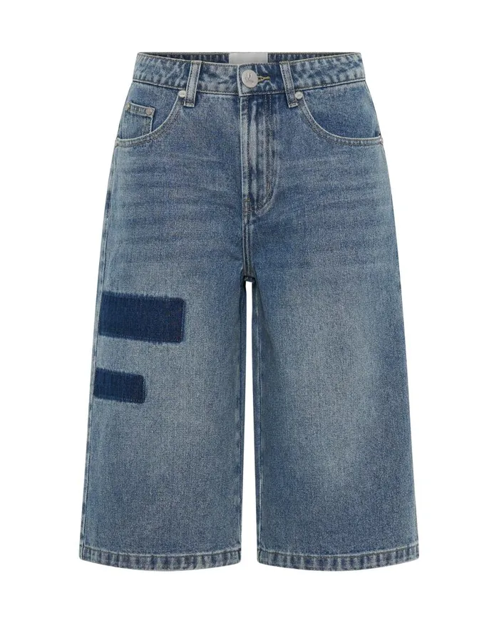 One Teaspoon Denim Shorts Women Cobaine 720039S Long Length Shorts