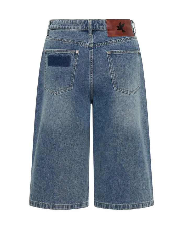 One Teaspoon Denim Shorts Women Cobaine 720039S Long Length Shorts