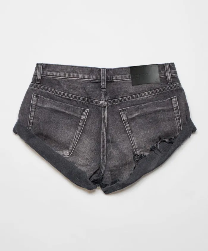 One Teaspoon Denim Shorts Women Double Bass Bandits Denim Short