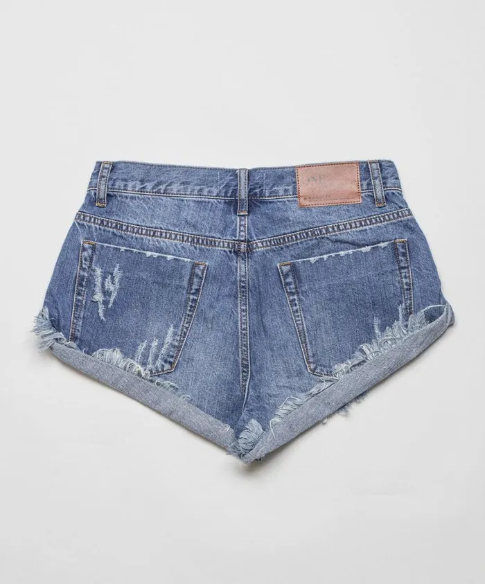 One Teaspoon Denim Shorts Women Pacifica Bandits 8211 Denim Shorts