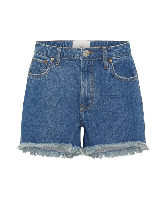 One Teaspoon Denim Shorts Women Riviera Legend Mom Fit Shorts