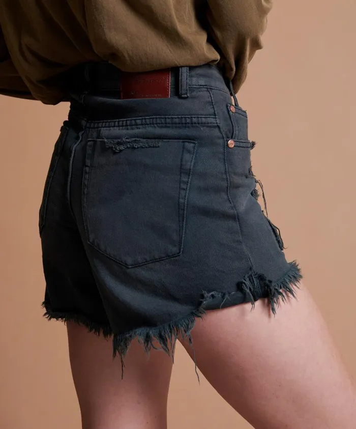 One Teaspoon Denim Shorts Women St Rebel Hawks 8211 Denim Shorts