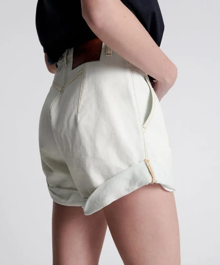 One Teaspoon Denim Shorts Women Xanthe Streetwalkers High Waist 80S Short