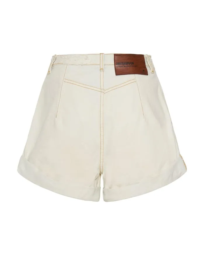 One Teaspoon Denim Shorts Women Xanthe Streetwalkers High Waist 80S Short