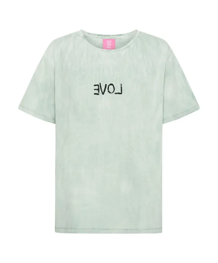 One Teaspoon Graphic Tees Women Love Stained Crew Tee