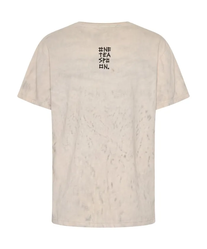 One Teaspoon Graphic Tees Women Love Stained Organic Cotton Crew Tee