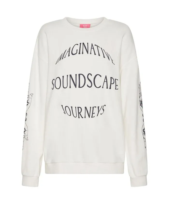One Teaspoon Hoodies And Sweats Women Deeper Sounds Hand Of Wisdom Sweater