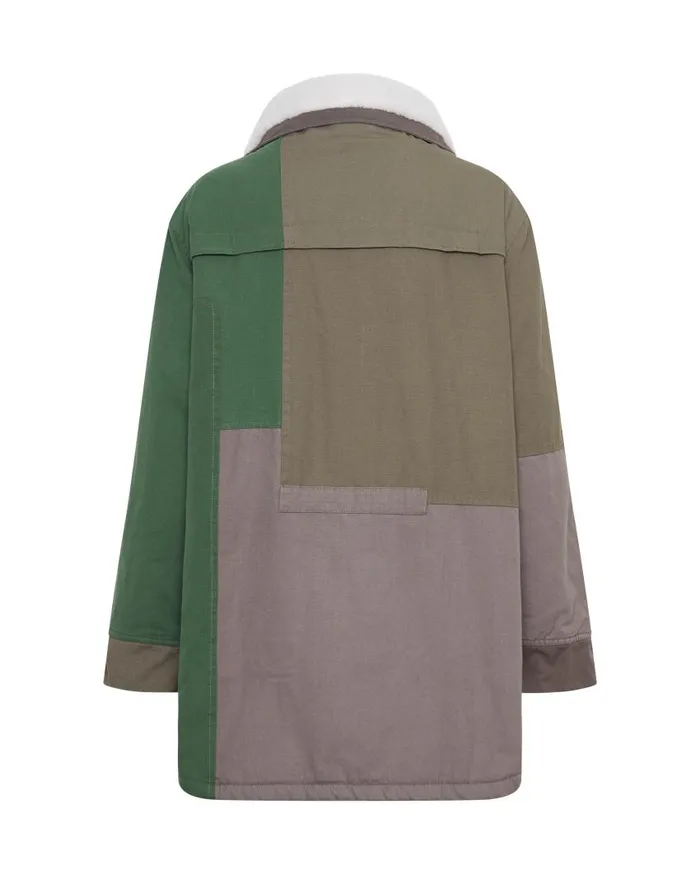 One Teaspoon Jackets Women Patchwork Utility Jacket