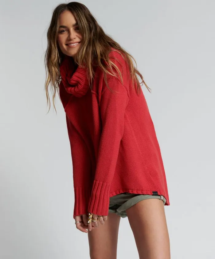 One Teaspoon Knitwear Women Thick Pure Roll Neck Sweater