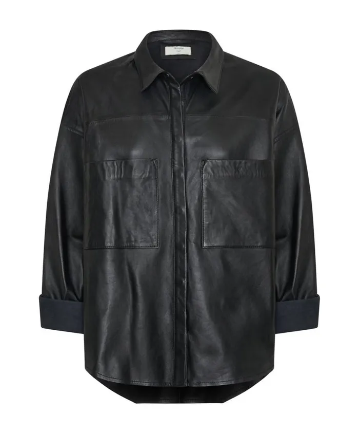 One Teaspoon Leather Jackets Women Last Kiss Leather Daria Shacket