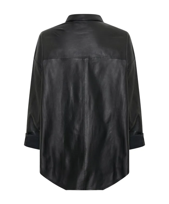 One Teaspoon Leather Jackets Women Last Kiss Leather Daria Shacket
