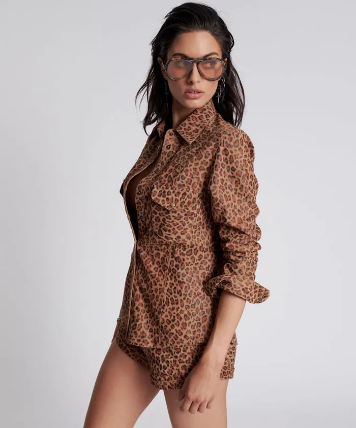 One Teaspoon Leather Jackets Women Wild Thing Suede Shacket