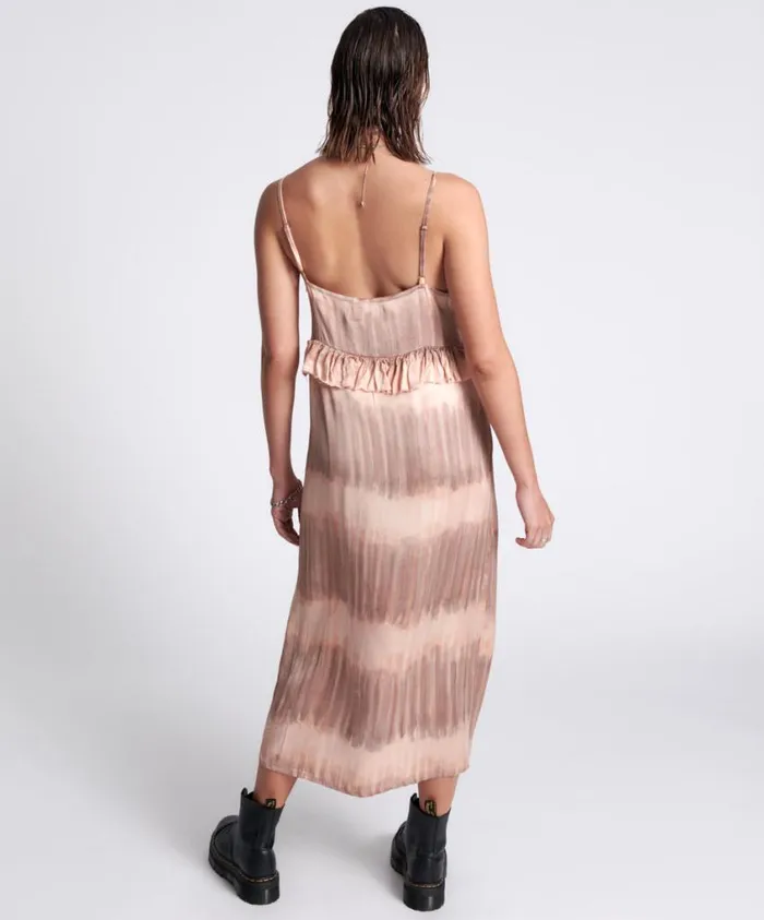 One Teaspoon Midi and Maxi Dresses Women Hand Dyed Rendezvous Slip Dress