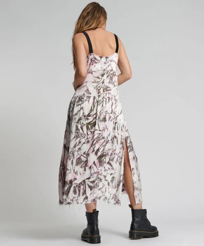 One Teaspoon Midi and Maxi Dresses Women Illusions Runaway Hand Printed Cami Dress