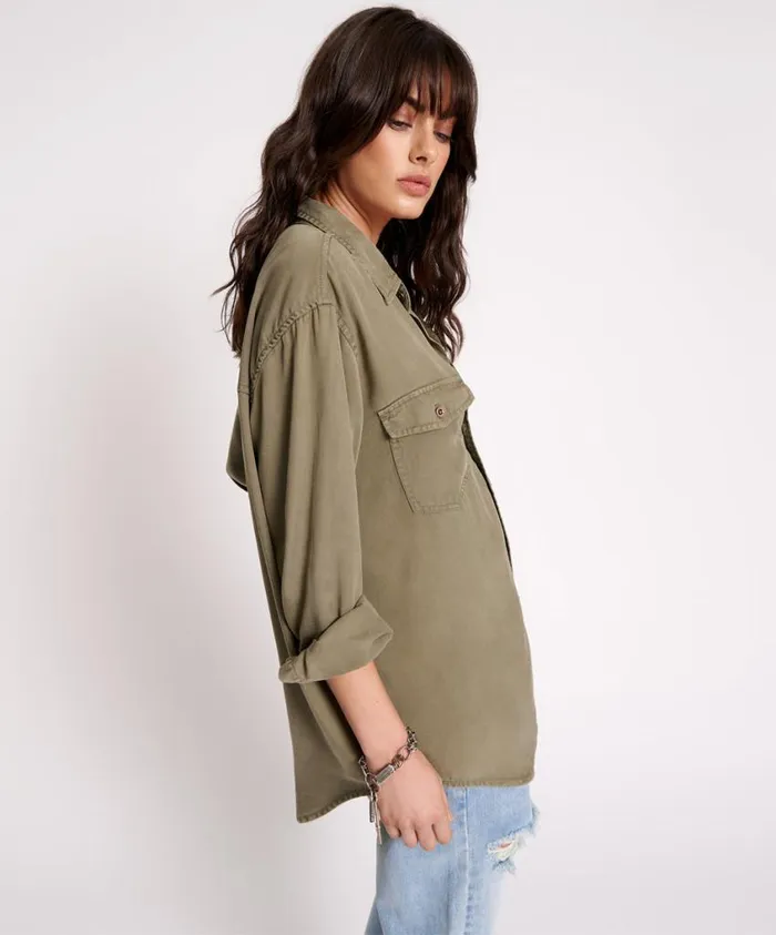 One Teaspoon Shirts Women Cut Off Original Liberty Shirt