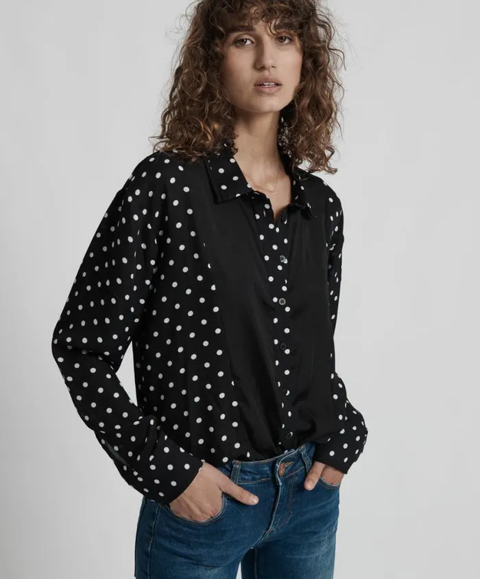 One Teaspoon Shirts Women Lexington Tuxedo Shirt 8211 Shirts