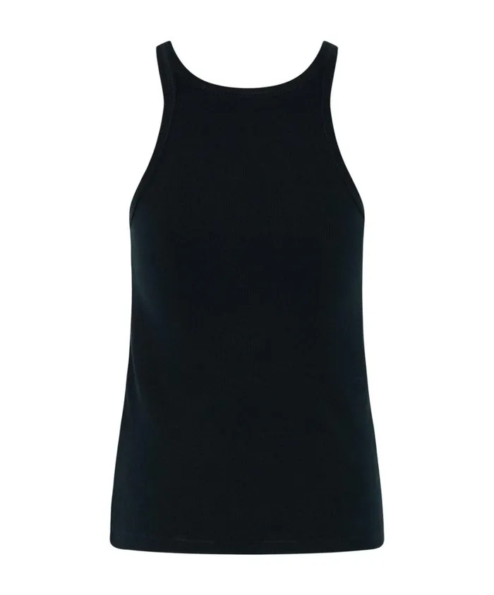 One Teaspoon Tees and Tanks Women Black One Teaspoon Basic Singlet
