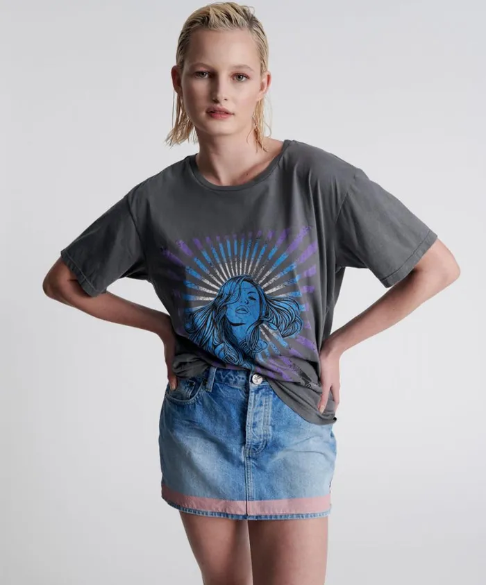 One Teaspoon Tees and Tanks Women Feel Real Organic Unisex Tee