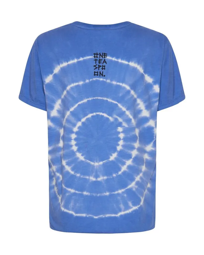 One Teaspoon Tees and Tanks Women Hand Dyed Logo Organic Crew Tee