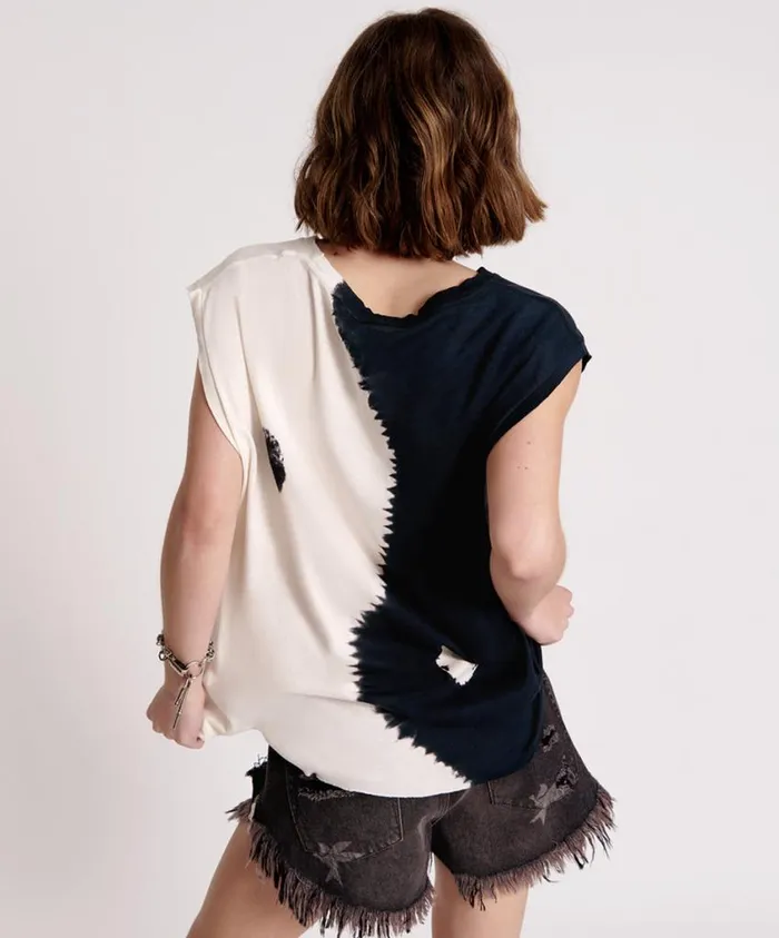 One Teaspoon Tees and Tanks Women Love Affair Oversized Unisex Tank
