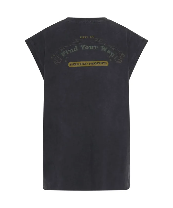 One Teaspoon Tees and Tanks Women Moblack Find Your Way Unisex Tank