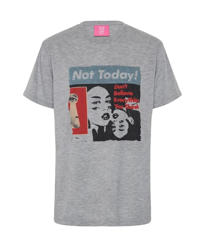 One Teaspoon Tees and Tanks Women Not Today Crew Tee
