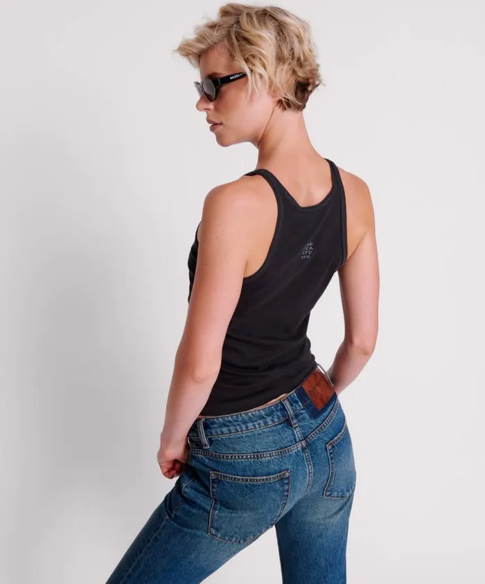 One Teaspoon Tees and Tanks Women Oneteaspoon Fine Rib Singlet
