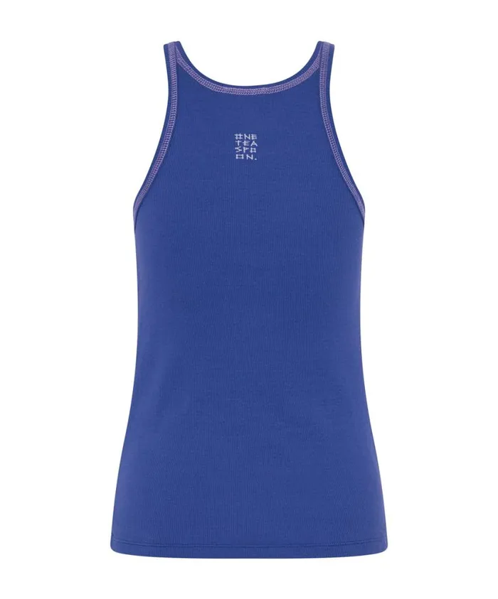 One Teaspoon Tees and Tanks Women Violet Logo Singlet