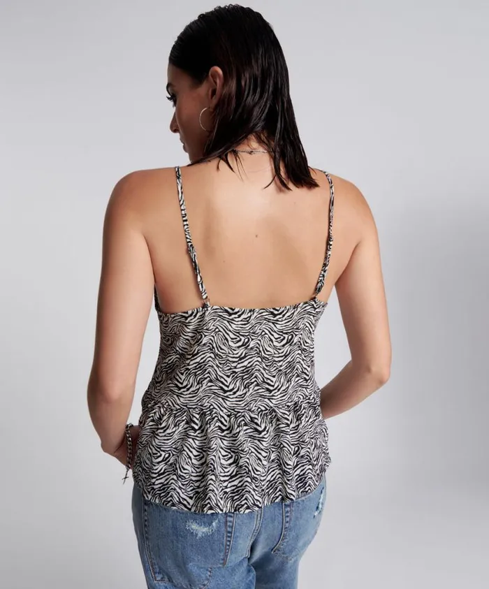 One Teaspoon Tops Women Interference Runaway Cami
