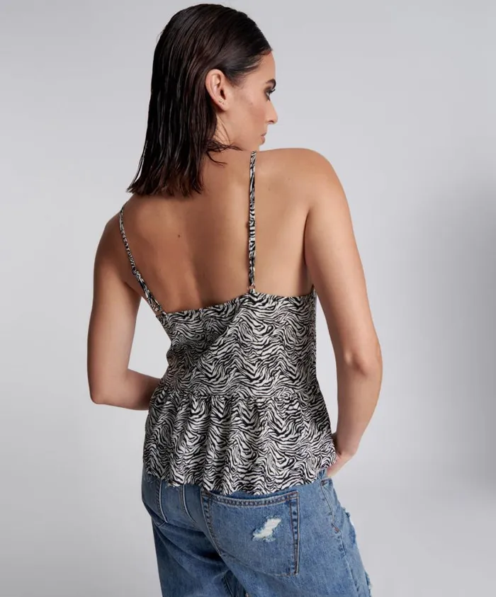 One Teaspoon Tops Women Interference Runaway Cami