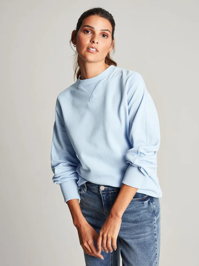 Online Joules Blue Amina Crew Neck Sweatshirt Women Sweatshirts and Hoodies
